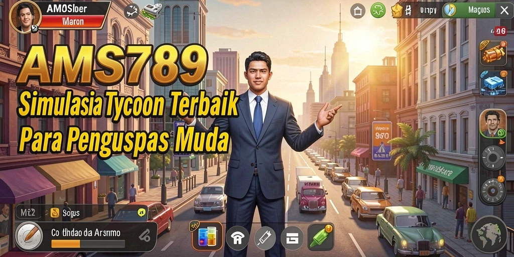 Gameplay Tycoon mendebarkan dengan desain yang menarik.