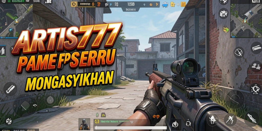 Tampilan gameplay intens dari ARTIS777 dengan aksi menembak yang seru.