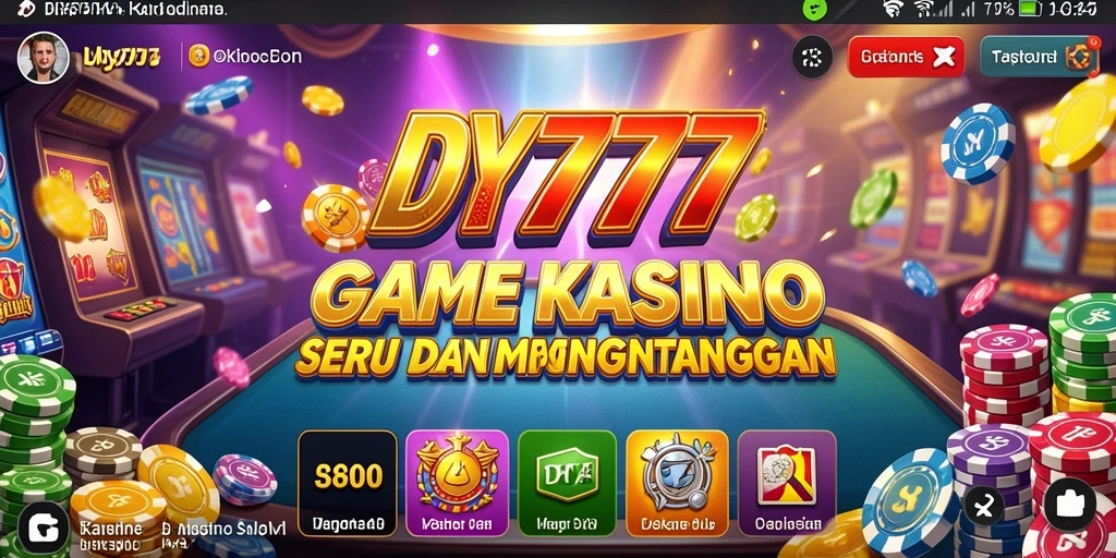 Screenshot utama menunjukkan gameplay mendebarkan dari DY777.