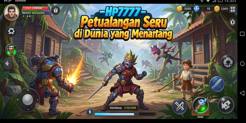 Tampilan gameplay HP777 yang seru dan menarik.