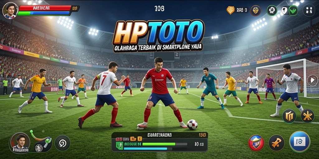 Tangkapan layar HPTOTO menunjukkan gameplay olahraga yang seru dan interaktif.