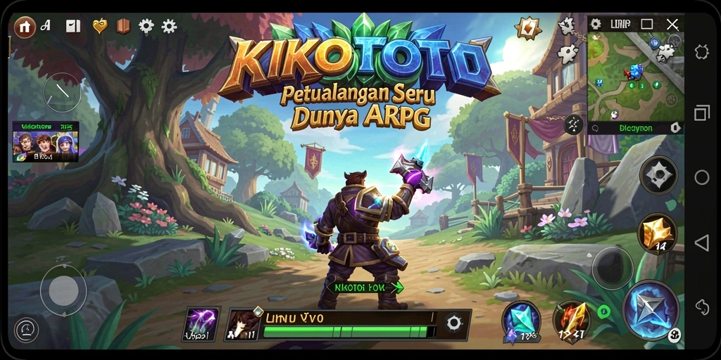 Tampilan pertarungan seru dalam KIKOTOTO yang memukau.