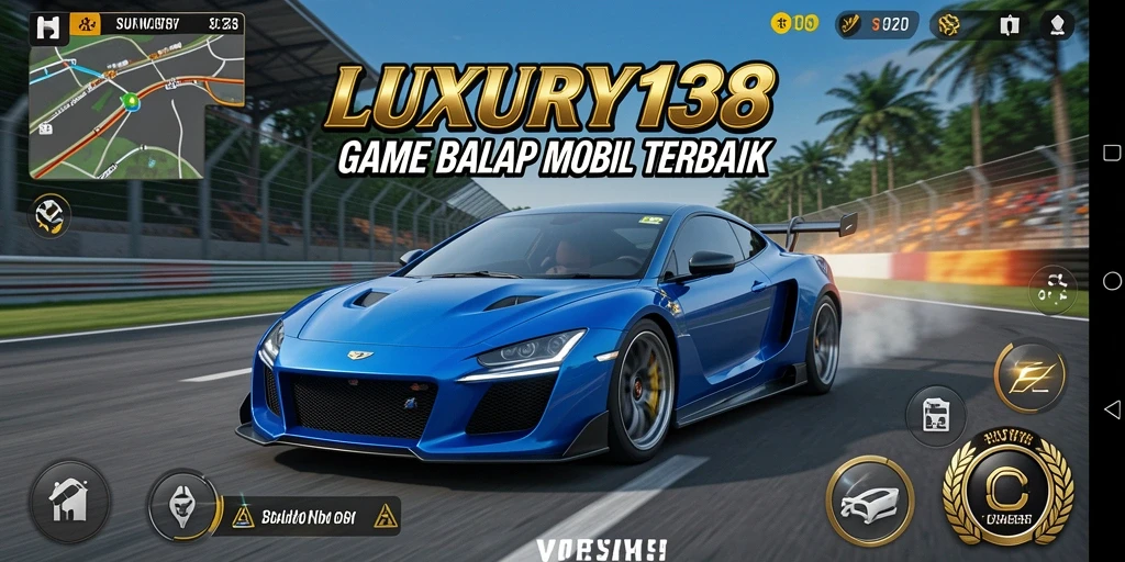 Tampilan gameplay balap LUXURY138 yang memukau dan mendebarkan.