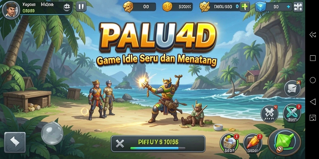 Tampilan menarik dari permainan PALU4D dengan mekanisme idle yang intuitif.