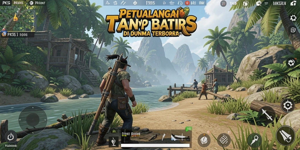 Tampilan gameplay Open World yang mengagumkan dan penuh petualangan.