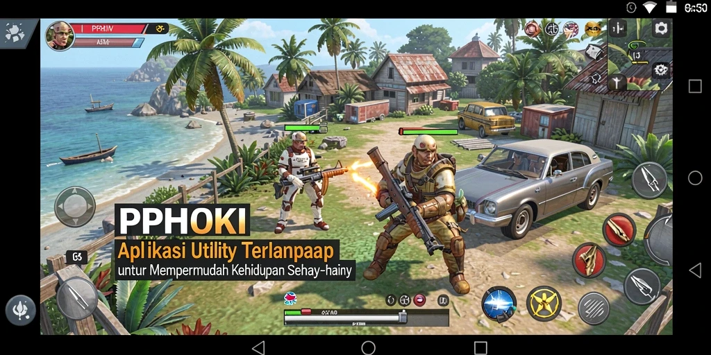 Screenshot utama PPHOKI menampilkan antarmuka pengguna yang ramah.