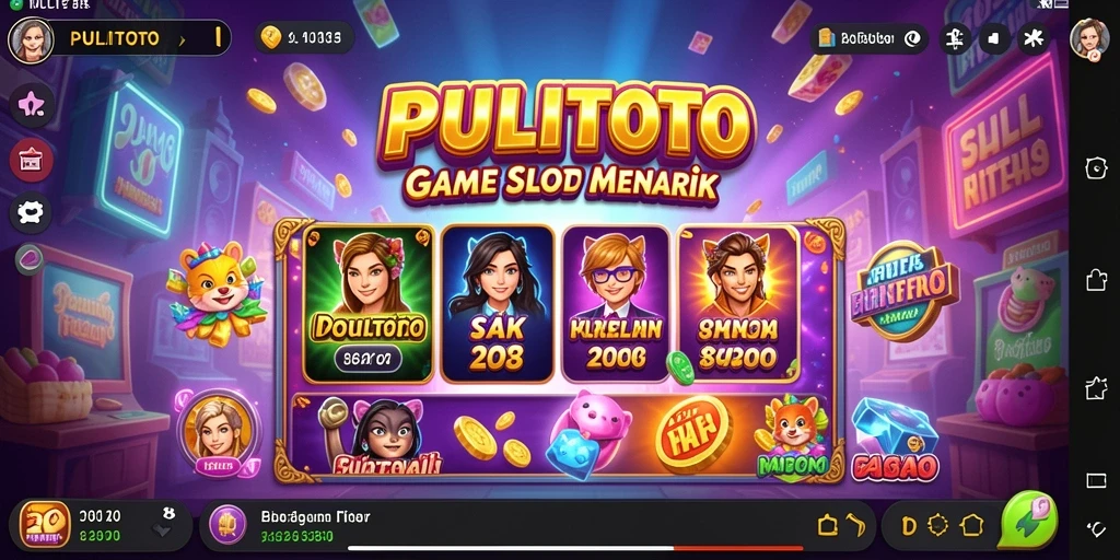 Screenshot gameplay PULITOTO dengan tampilan slot yang menarik.
