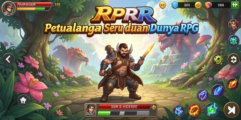 Menampilkan gameplay seru dari RPRR dengan karakter dan aksi RPG.