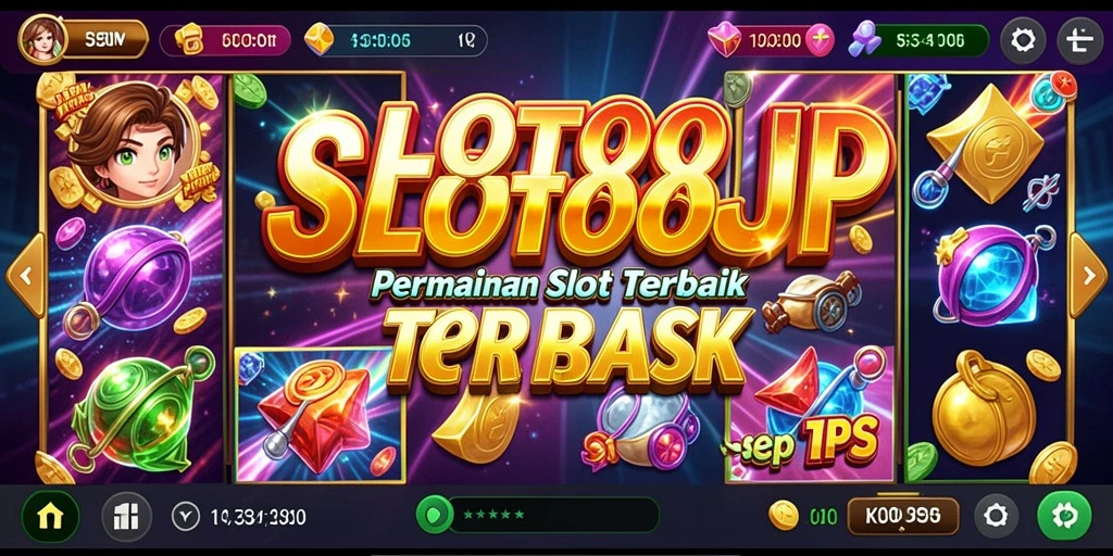 Screenshot gameplay SLOT88JP menampilkan putaran mesin slot yang seru dan mengasyikkan.