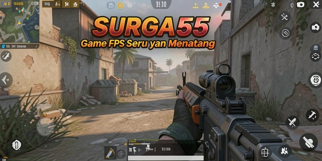 Menampilkan aksi intens dalam gameplay <strong>SURGA55</strong> dengan grafis menakjubkan.
