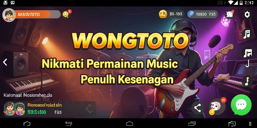 Tangkapan layar gameplay WONGTOTO yang seru dan interaktif.